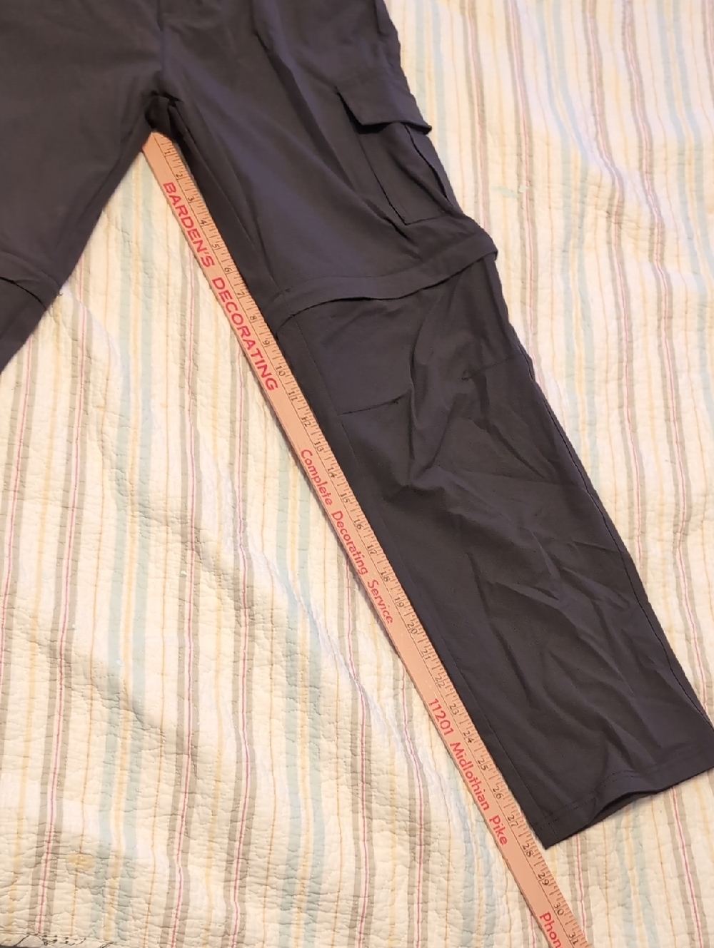🌼Convertible Cargo Pants - Dark Gray - Picture 4 of 9